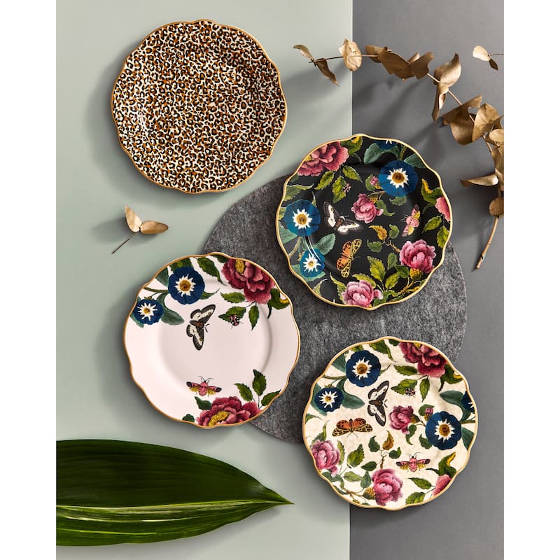 Spode Creatures of Curiosity Set of 4 Dessert Plates - 8x8