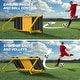 preview thumbnail 4 of 6, Soccer Rebounder Board Soccer Wall Kick Back Trainer, Soccer Training Equipment - 43.3"x15.7"