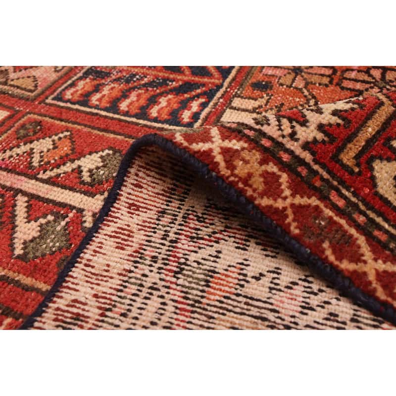 ECARPETGALLERY Hand-knotted Kayseri Vintage Red Wool Rug - 6'11 x 9'8
