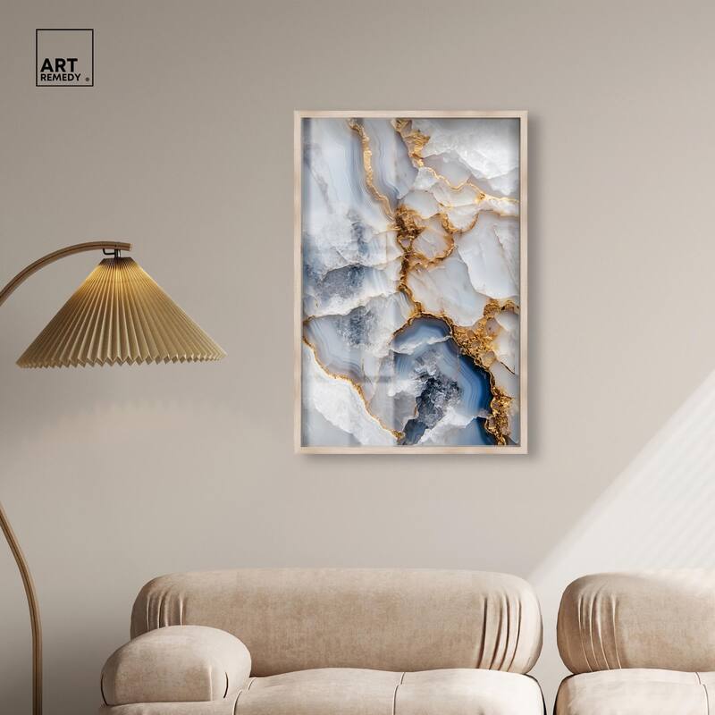 Denim Dreams I Shadowbox by Art Remedy