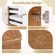 preview thumbnail 17 of 17, Kids Toy Storage Organizer with Open Shelf and 2 Drawers for Playroom - 42" x 12" x 24.5"