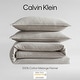 preview thumbnail 10 of 25, Calvin Klein Melange Cotton Flannel Solid Comforter Set