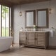 preview thumbnail 26 of 33, James Martin Vanities Portland 60" Double Vanity, Whitewashed Walnut