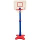 preview thumbnail 1 of 16, Costway Kids Children Basketball Hoop Stand Adjustable Height Indoor Blue/Red/White - 25.5'' x 33.5'' x 63''-85''