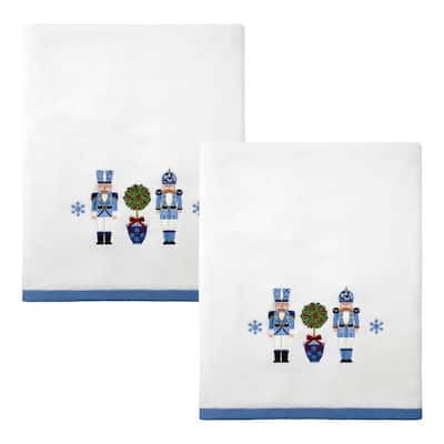 Avanti Nutcracker Trellis 2 Pack Bath Towel Set