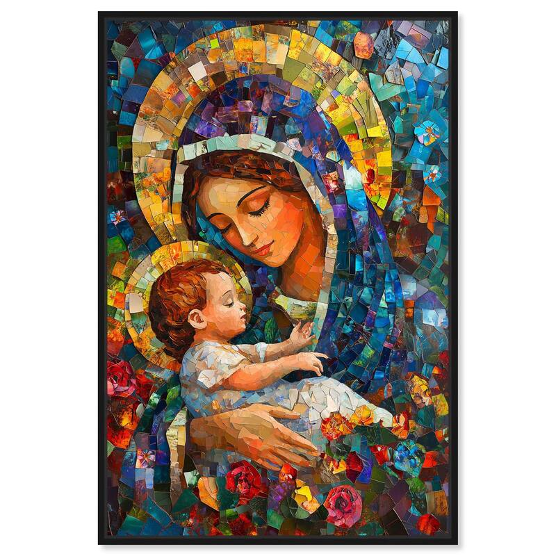 Glass Gospel II Canvas by Art Remedy - Black - 20" x 30"