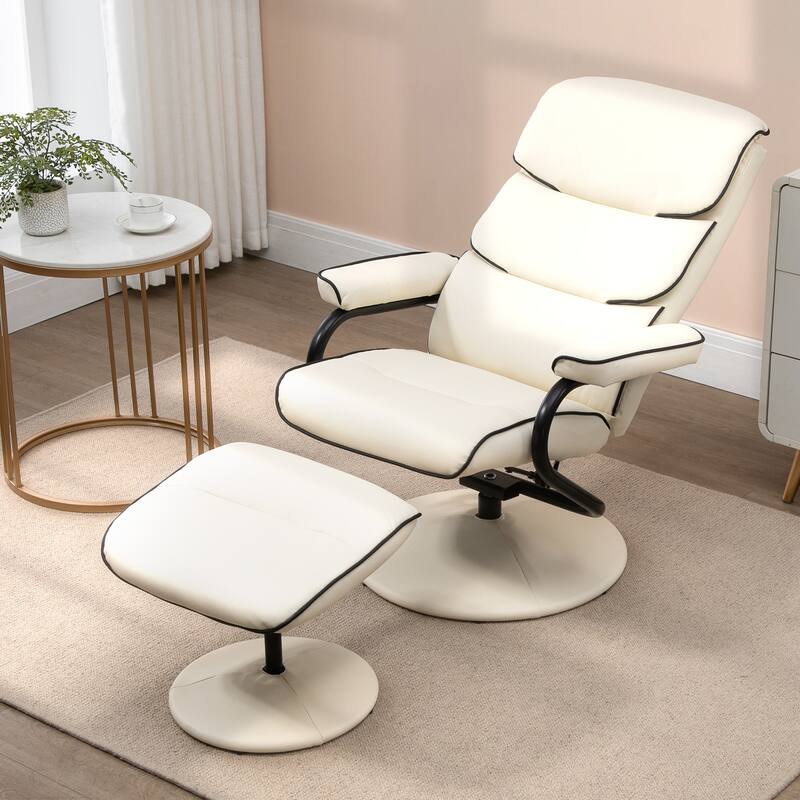 Recliner Chair with Ottoman