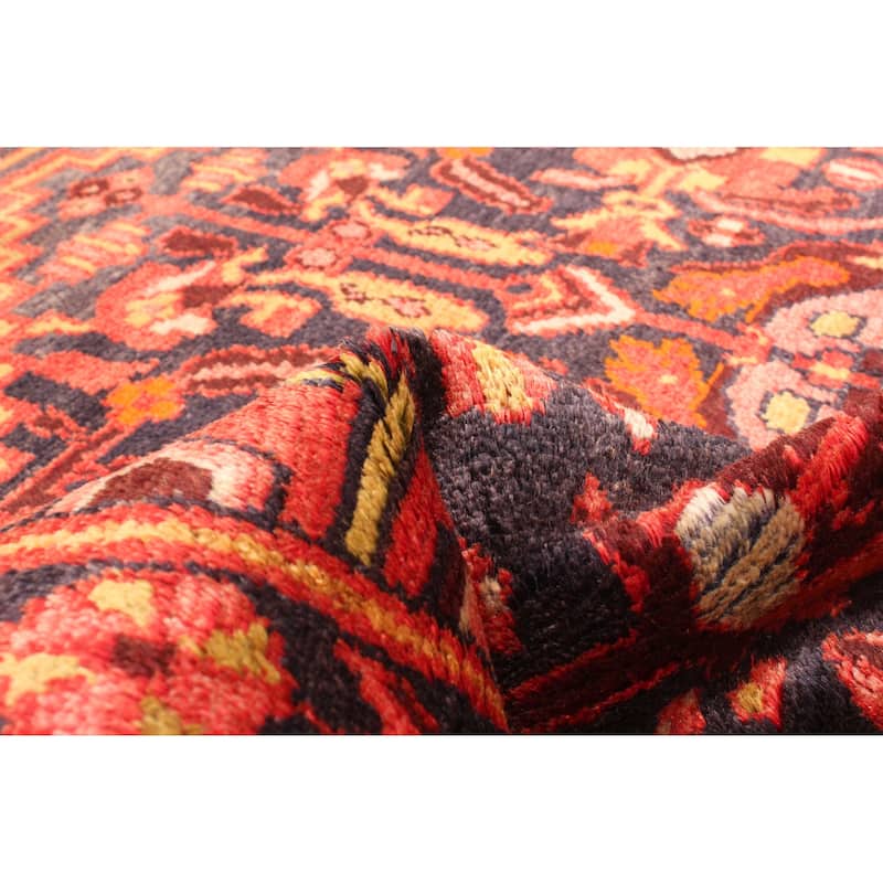 ECARPETGALLERY Hand-knotted Andelz Black Wool Rug - 4'2 x 6'11