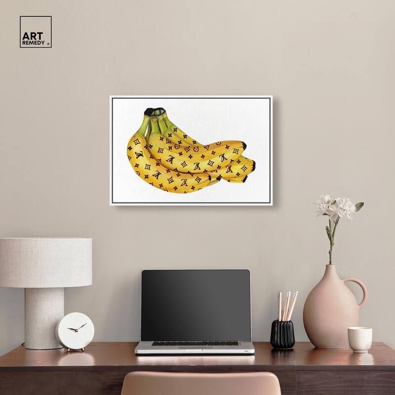 Fashion Bananas III Canvas by Art Remedy