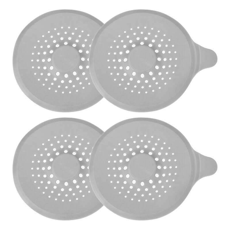 Hair Drain Catcher, 5.51inch Tub Drain Covers Protector with Handle