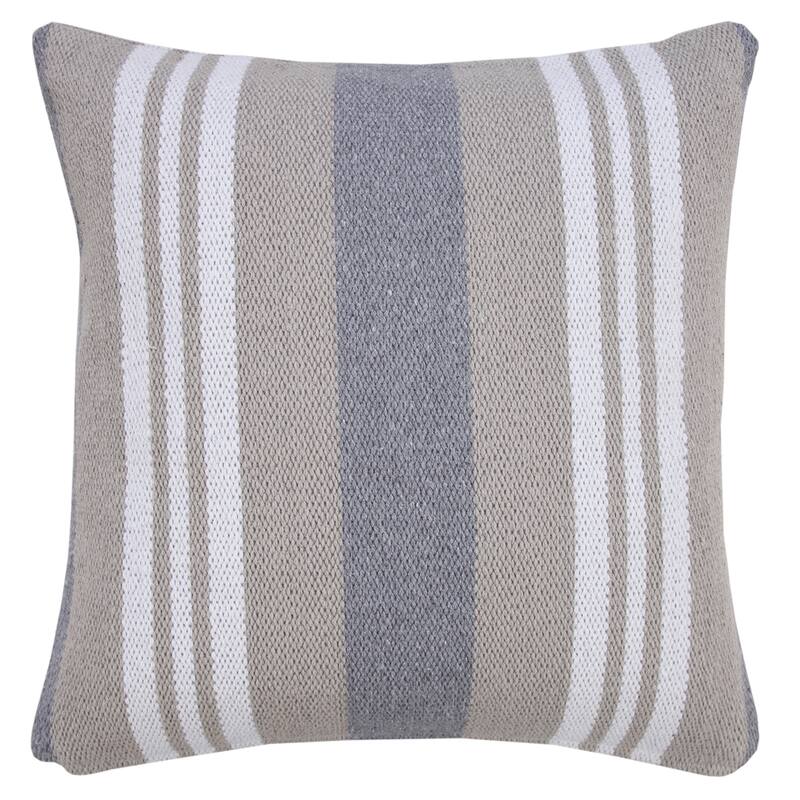 Sevita Classic Coastal Club Double Striped Throw Pillow