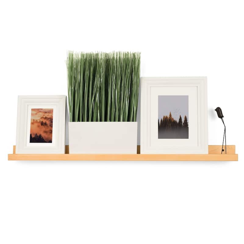 Rustic State Ted Picture Ledge Set of 2 Wall Mounted Shelves 36 Inch