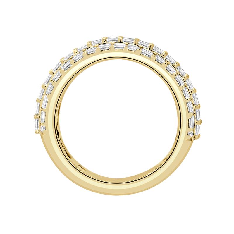 Auriya 14k Gold 4.00ctw Lab Grown Diamond Anniversary Ring (F-G VS)