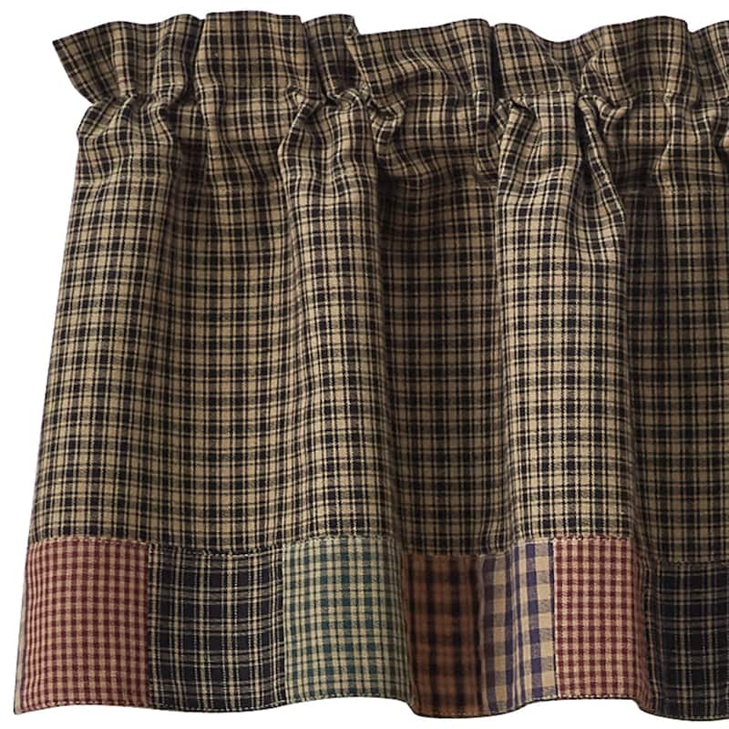 Park Designs Pieced Star Lined Border Valance - 72" x 14"