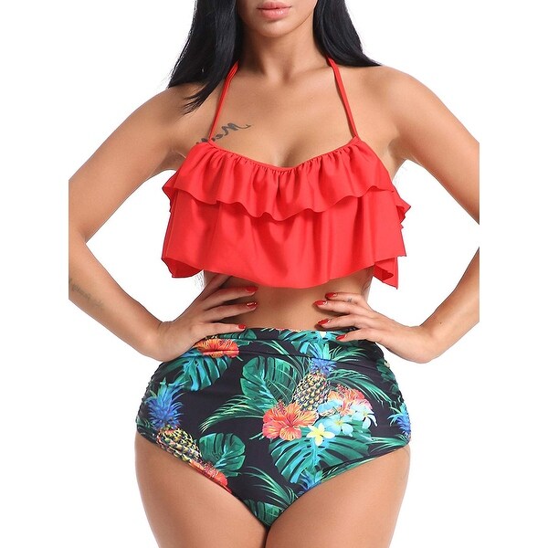 watermelon bathing suit womens