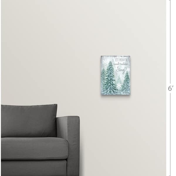 GreatBIGCanvas "ALP1720 - Let Heaven and Nature Sing" Winter Canvas Wall Art