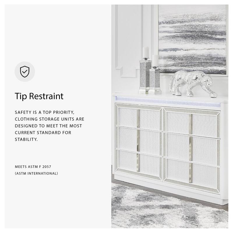 Signature Design by Ashley Chalanna White Dresser