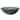KRAUS 14 inch Clear Black Round Glass Vessel Bathroom Sink