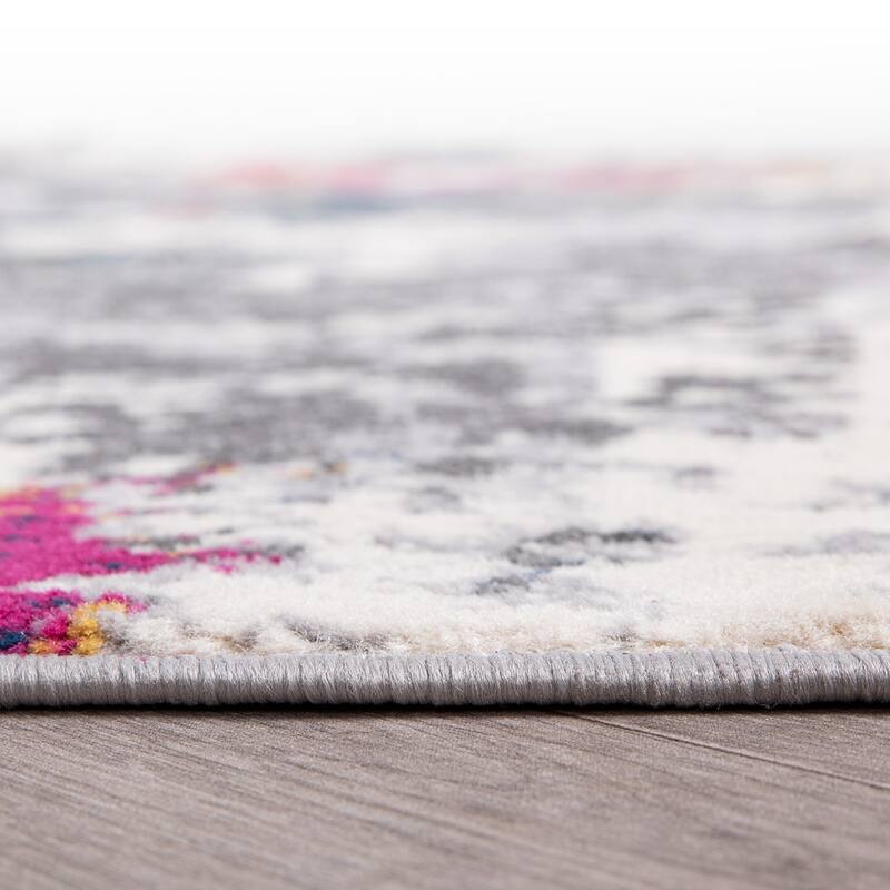World Rug Gallery Cardiff Contemporary Abstract Area Rug