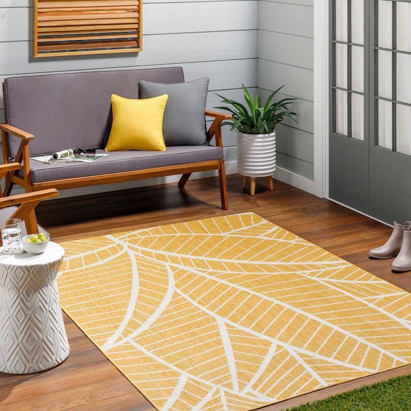 Livabliss Zumaia Indoor/ Outdoor Botanical Area Rug