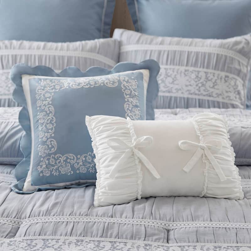 Madison Park Perryn 7 Piece Jacquard Comforter Set