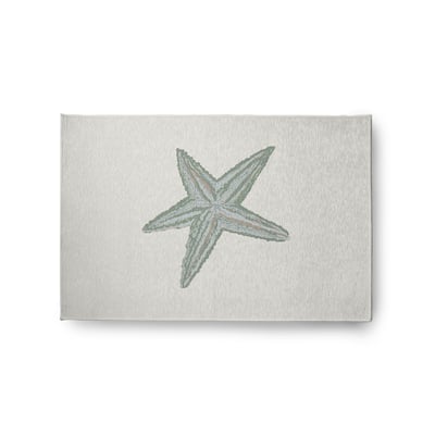 Starfish Nautical Chenille Rug