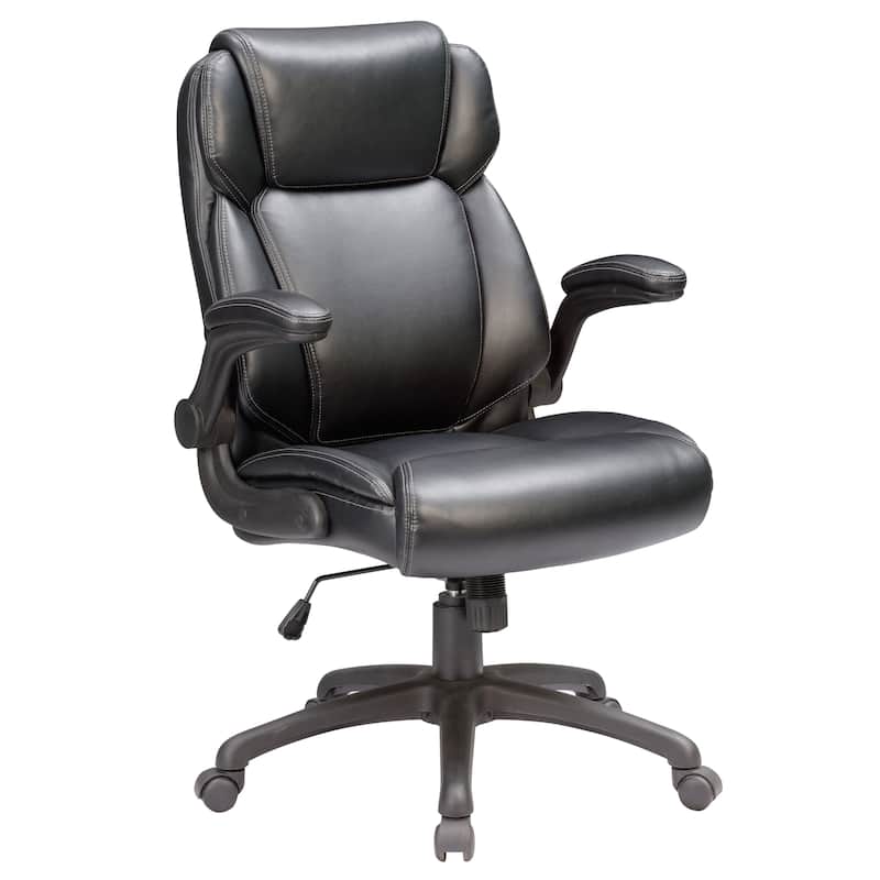 Sealy® Atlas Ergonomic High-Back Executive Office Chair with Padded Armrests
