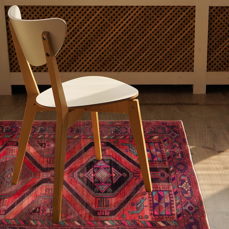 ECARPETGALLERY Hand-knotted Konya Anatolian Red Wool Rug - 4'3 x 10'2