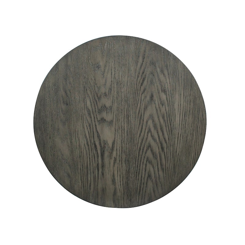 Magnussen Home Bosley Coffee Bean Round End Table - 22''W x 22''D x 25''H