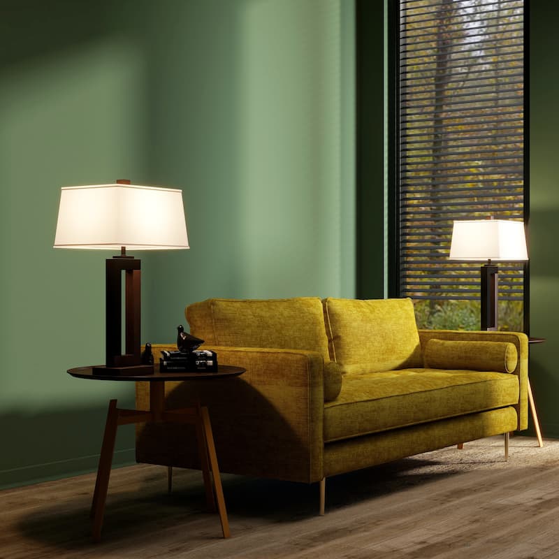 Set of 2 Modern Nightstand Lamp Sets