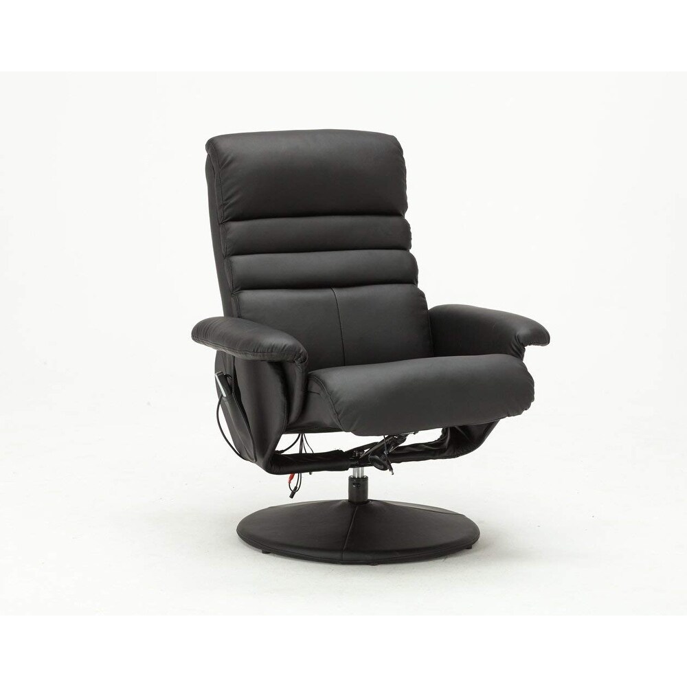 images Black Leather Swivel Chair With Ottoman fc teutonia 05
