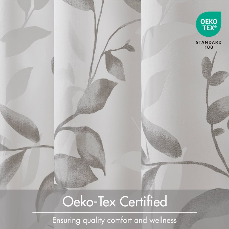 Madison Park Vera Burnout Printed Curtain Panel Single