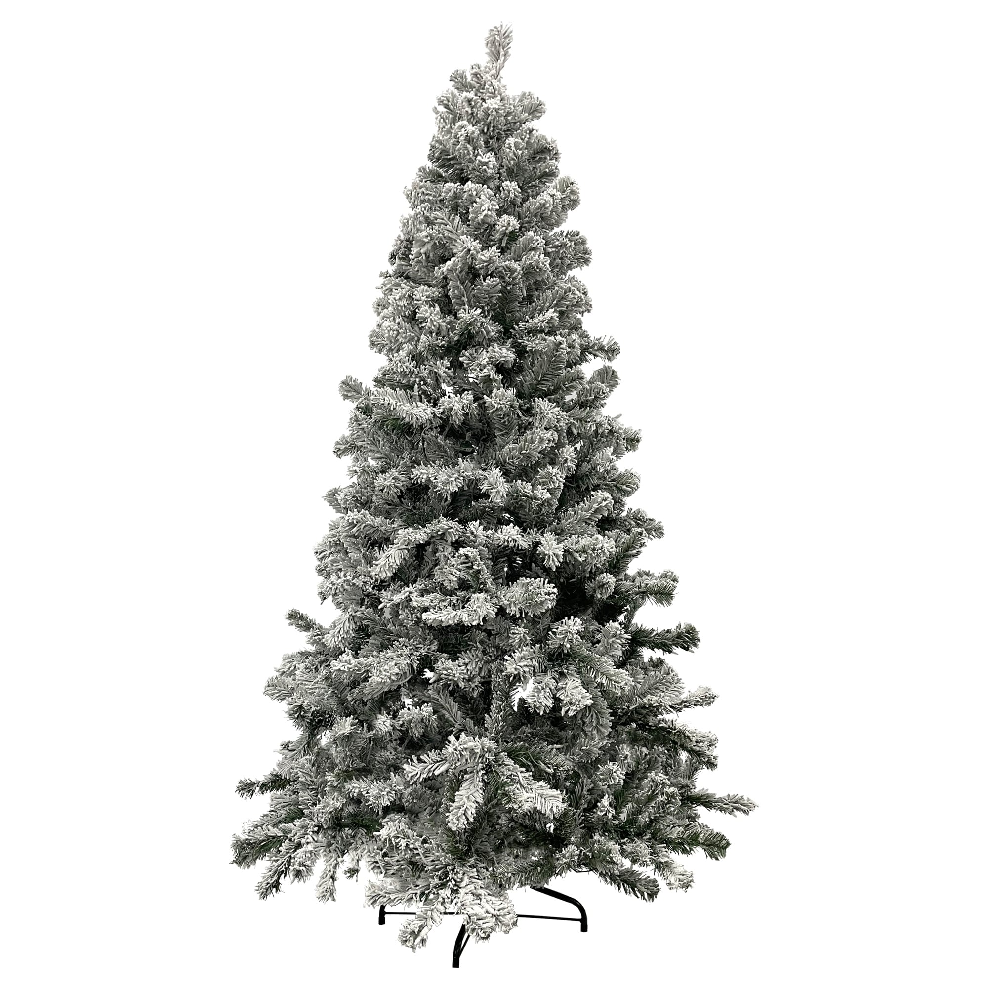 Medium Heavily Flocked Madison Pine Artificial Christmas Tree 6.5' - 6.5 Foot