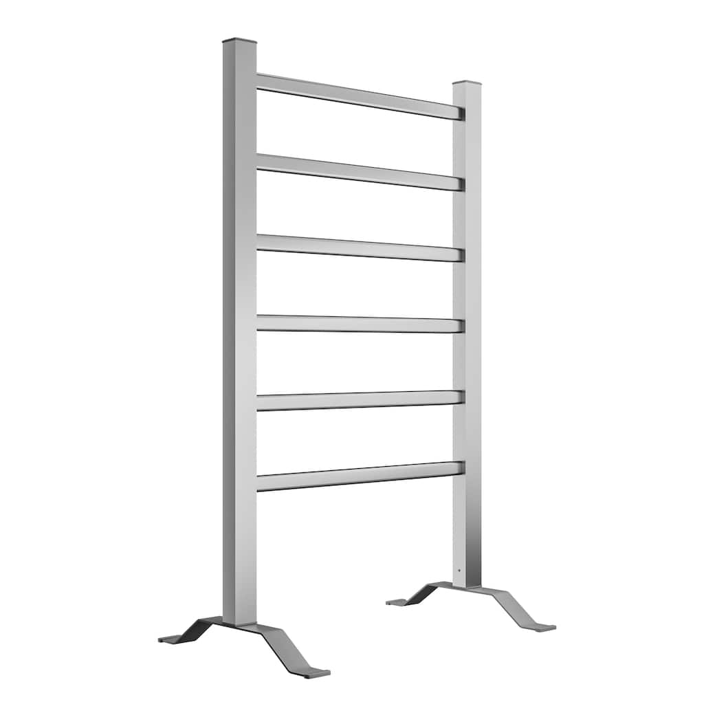 ANZZI Naples 6-Bar Aluminum Wall Mounted or Free Standing Towel Warmer