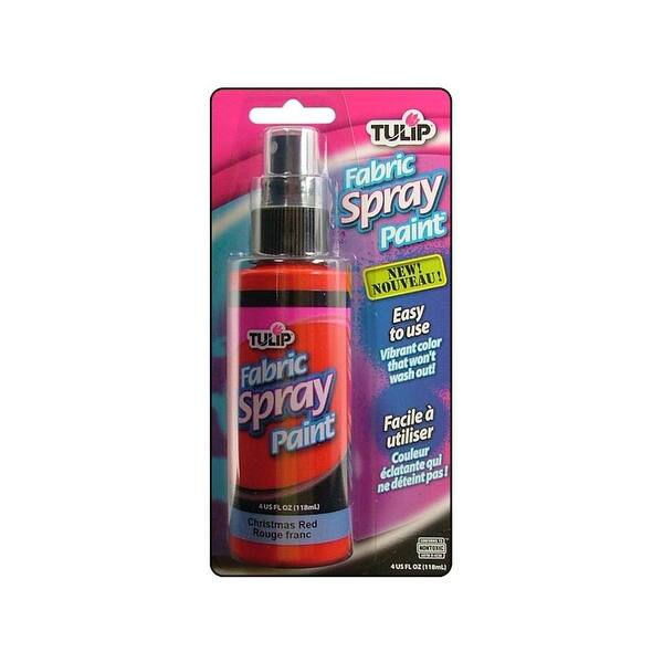 26563 Tulip Fabric Spray Paint 4oz Carded Christmas Red Overstock 29508508