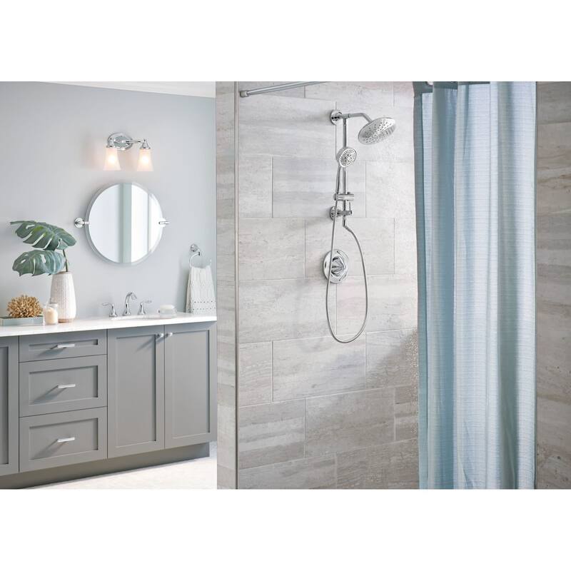 Moen TV6420 Eva 1.2 GPM Widespread Bathroom Faucet with Rough-in Valve
