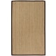 preview thumbnail 110 of 120, SAFAVIEH Natural Fiber Oceana Herringbone Seagrass Rug 6' x 9' - Natural/Dark Brown - Rectangle