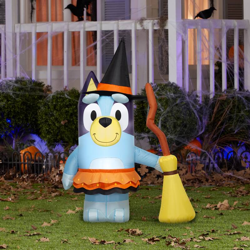 Airblown-Bluey in Witch Costume-Bluey