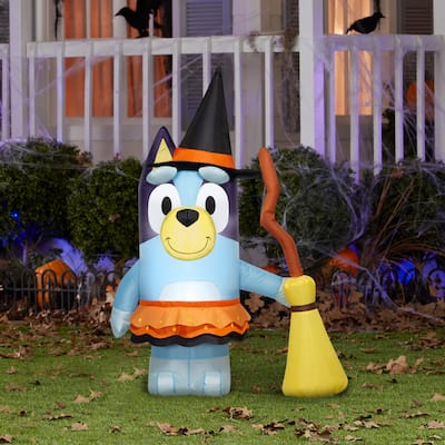 Airblown-Bluey in Witch Costume-Bluey
