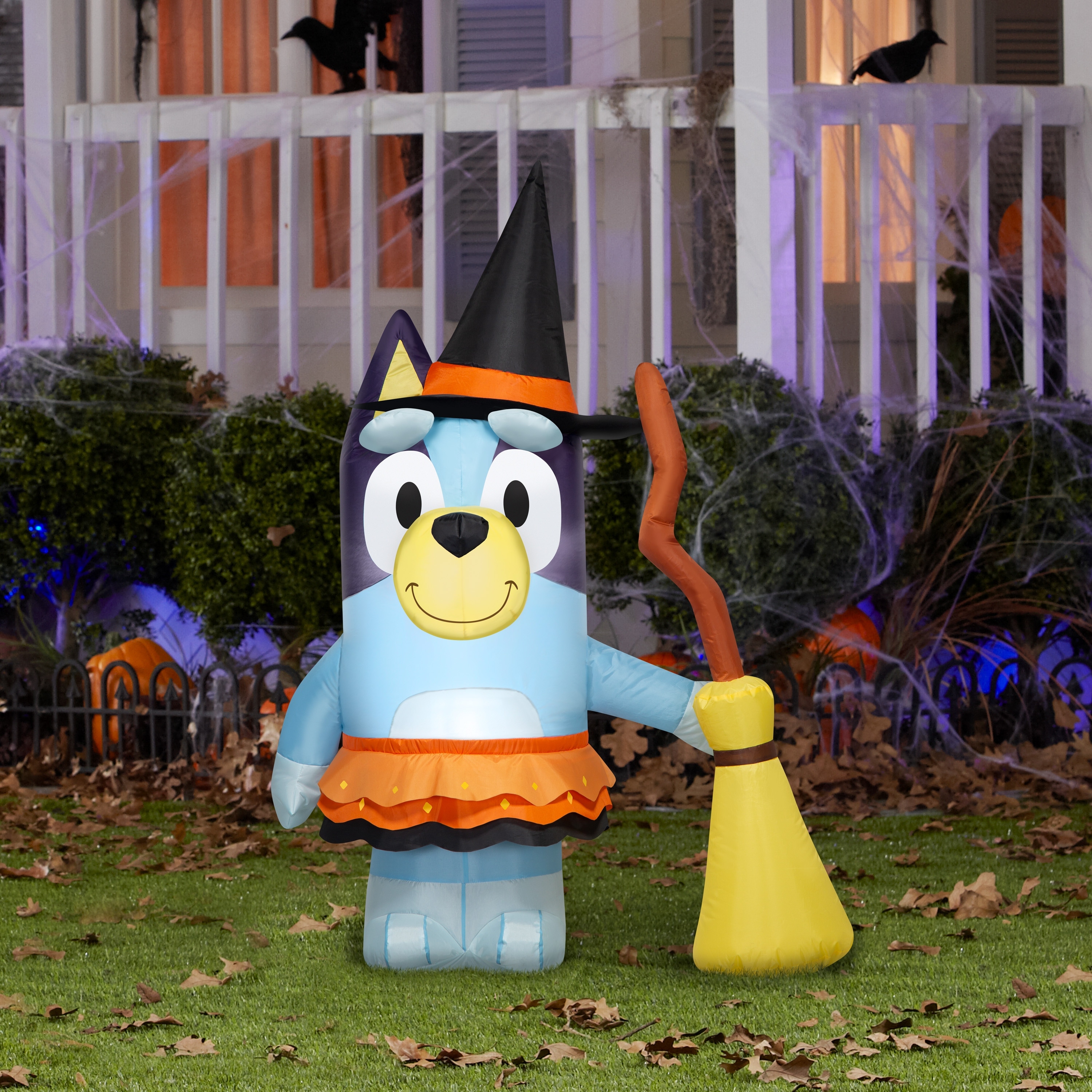 Airblown-Bluey in Witch Costume-Bluey