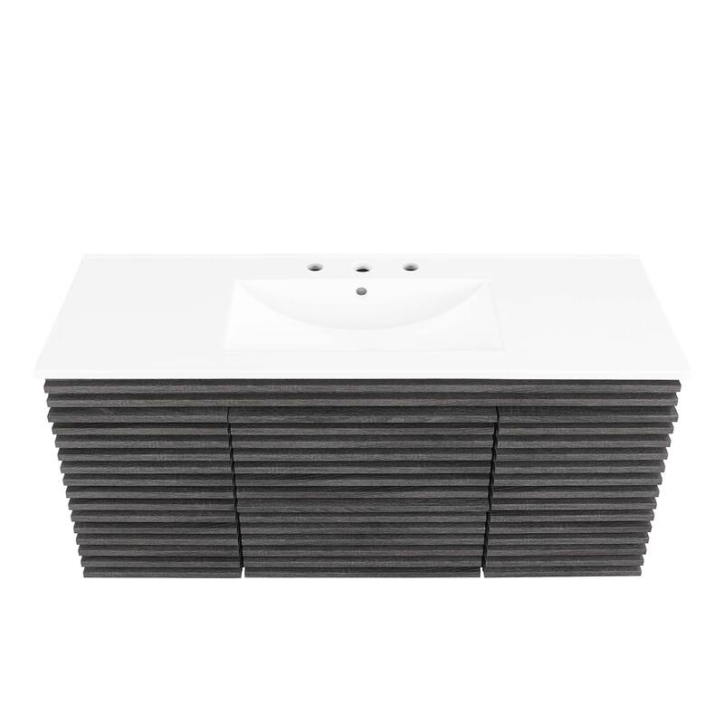 Render 48" Wall-Mount Bathroom Vanity