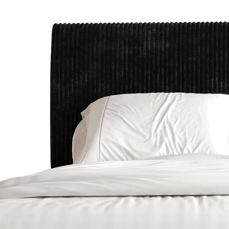 CraftPorch Corduroy Elegant and Chic Velvet Upholstered Bed