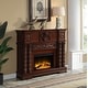 preview thumbnail 5 of 3, ACME Vendome Fireplace in Cherry
