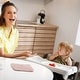 preview thumbnail 9 of 18, hauck Alpha High Chair Tray Table Compatible with Wooden Alpha+ and Beta+, White - 5.17