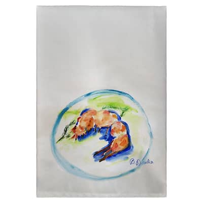 Shrimp Plate Guest Towel - 20x20