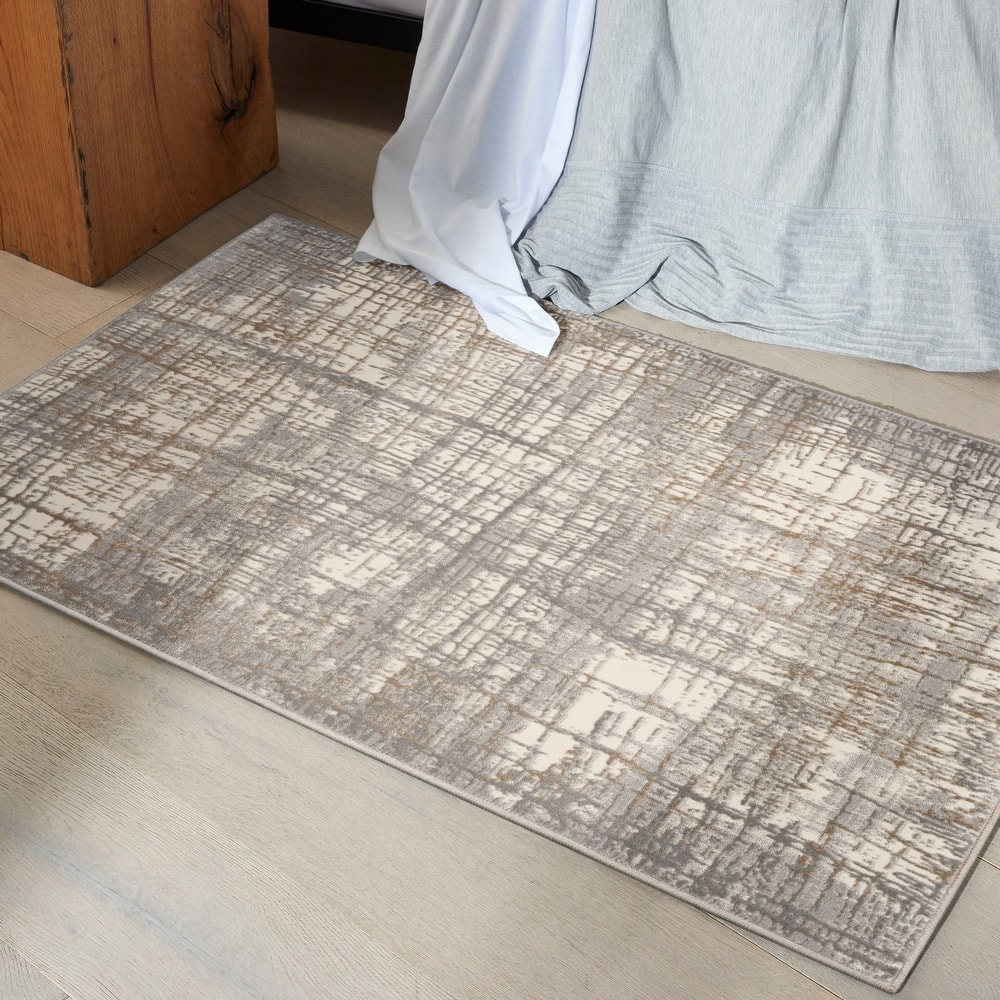 Calvin Klein Rush Contemporary Abstract Area Rug