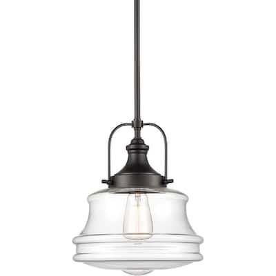 Morandi Industrial Pendant Light Schoolhouse Hanging Light 1-Light