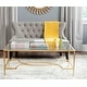 preview thumbnail 1 of 3, SAFAVIEH Inga Gold Coffee Table - 48" x 23" x 18"