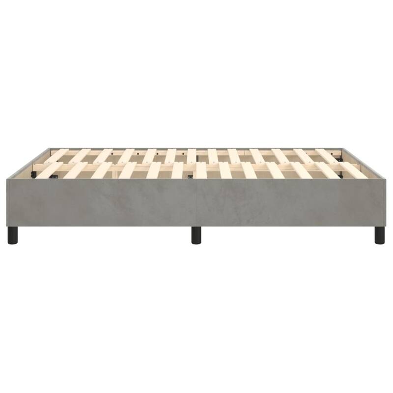 vidaXL Bed Frame Box Spring Platform Bed Mattress Foundation Bedroom Velvet