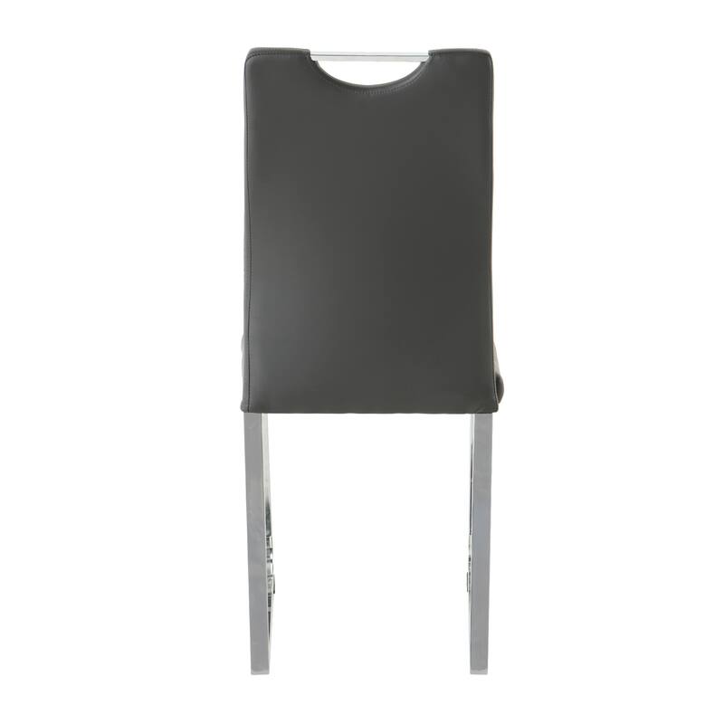 Modern Dining Chair with Metal Legs (Set Of 2)
